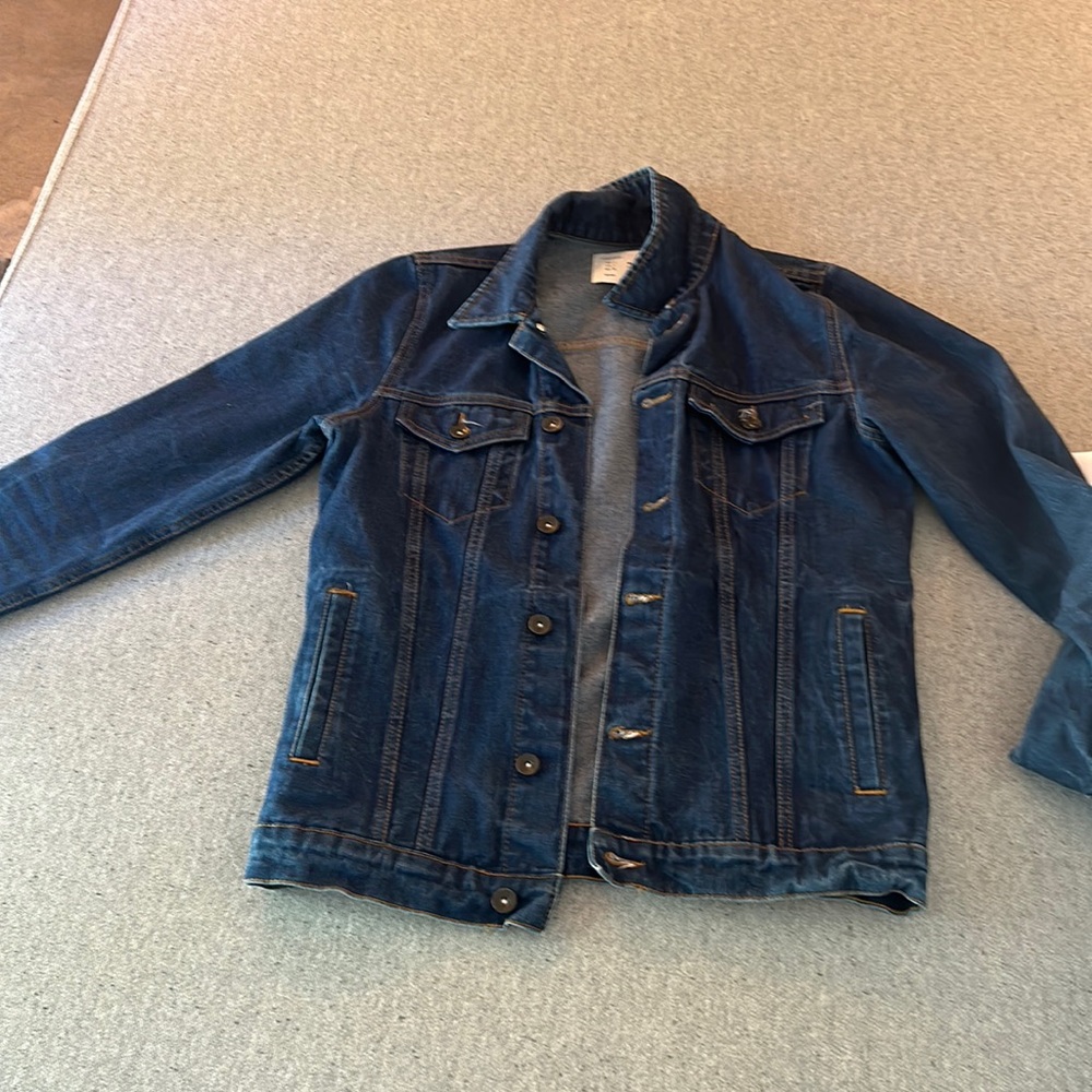 Zara Painted Jean Jacket